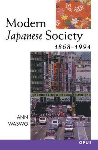 Cover image for Modern Japanese Society 1868-1994