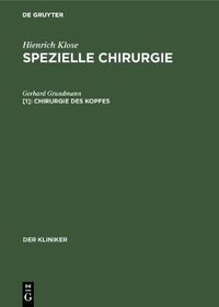 Cover image for Chirurgie des Kopfes