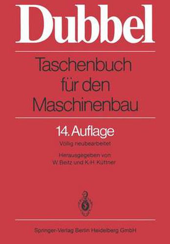 Taschenbuch fur den Maschinenbau