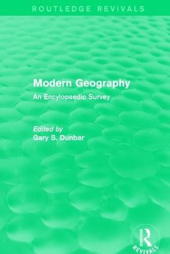 Modern Geography: An Encylopaedic Survey