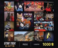 Cover image for Star Trek Cats 1000-piece Puzzle