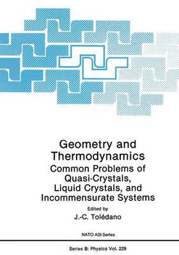 Cover image for Geometry and Thermodynamics: Common Problems of Quasi-Crystals, Liquid Crystals, and Incommensurate Systems