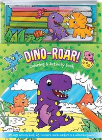 Cover image for Dino-Roar! Coloring & Activity Book