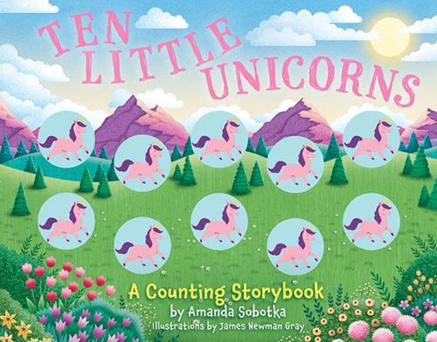 Cover image for Ten Little Unicorns