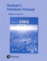 Cover image for Student's Solutions Manual for Intro Stats