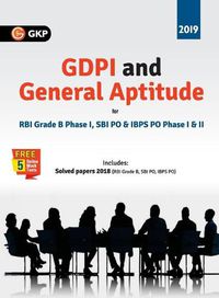 Cover image for Gdpi & General Aptitude for Rbi Grade B Ph I, Sbi Po & Ibps Po