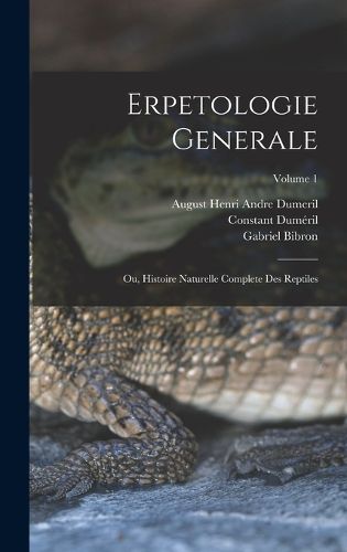 Cover image for Erpetologie Generale