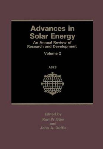 Cover image for Advances in Solar Energy: An Annual Review of Research and Development Volume 2