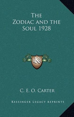 Cover image for The Zodiac and the Soul 1928