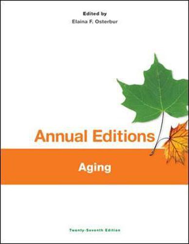 Cover image for Annual Editions: Aging, 27/e