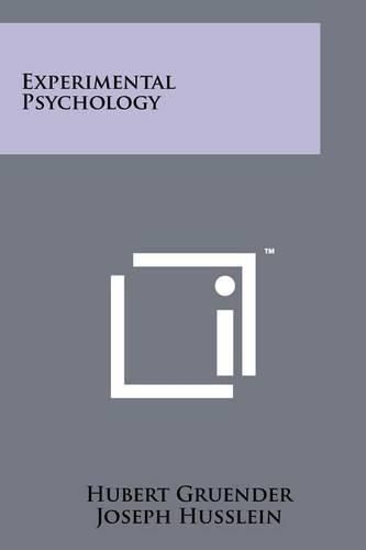 Cover image for Experimental Psychology