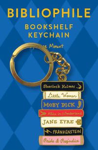 Cover image for Bibliophile Bookshelf Keychain