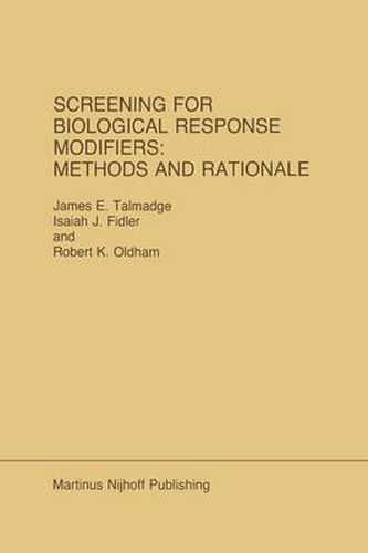 Cover image for Screening for Biological Response Modifiers: Methods and Rationale