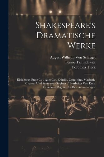 Cover image for Shakespeare's Dramatische Werke