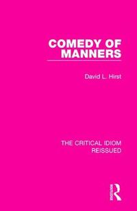Cover image for Comedy of Manners