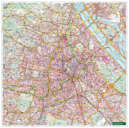 Cover image for Marker board: Vienna 1:20,000, districts pink