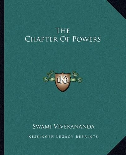 The Chapter of Powers