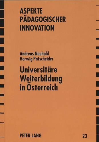 Cover image for Universitaere Weiterbildung in Oesterreich