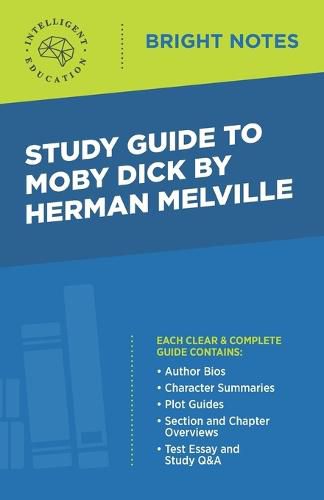 Cover image for Study Guide to Moby Dick by Herman Melville