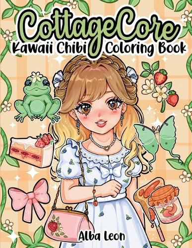 Cottagecore Kawaii Chibi Coloring Book