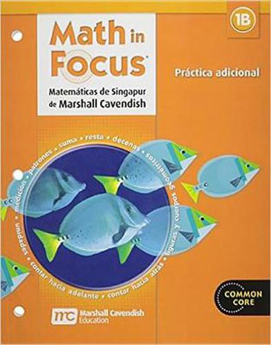 Cover image for Hmh Math in Focus, Spanish: Extra Practice Workbook, Book B Grade 1