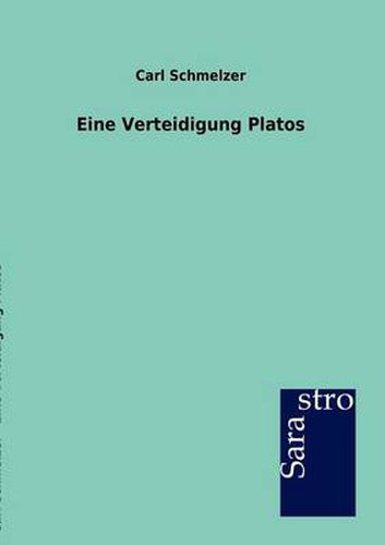 Cover image for Eine Verteidigung Platos