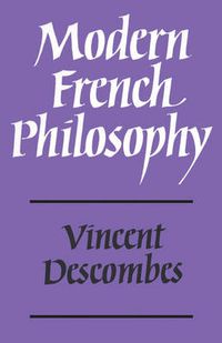 Cover image for Modern French Philosophy