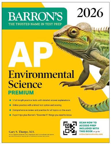 Cover image for AP Environmental Science Premium, 2026: Prep Book With 5 Practice Tests + Comprehensive Review + Online Practice