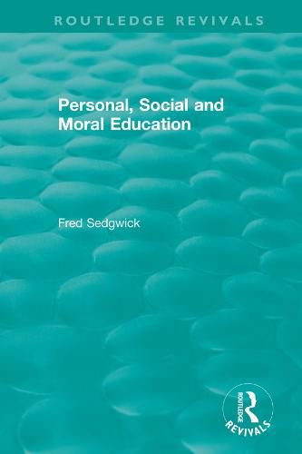 Cover image for Personal, Social and Moral Education