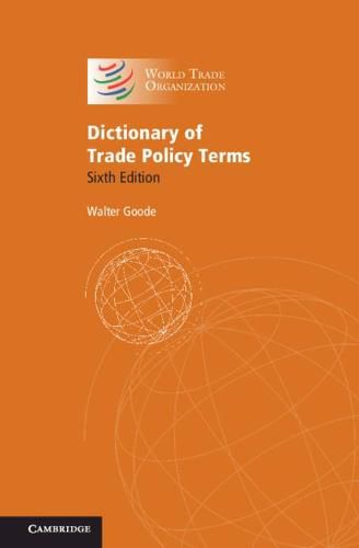 Cover image for Dictionary of Trade Policy Terms