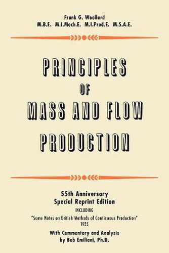 Cover image for Principles of Mass and Flow Production