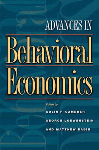 Advances in Behavioral Economics