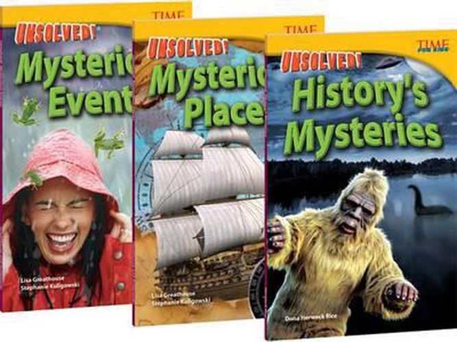 Time for Kids Nonfiction Readers Unsolved Mysteries Set of 3