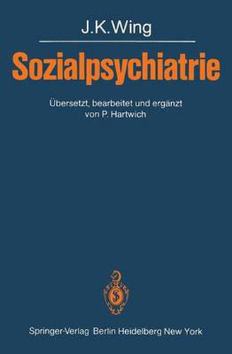 Cover image for Sozialpsychiatrie