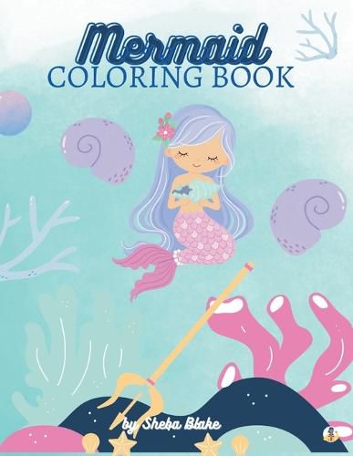 Cover image for Mermaid Coloring Book for Kids Ages 6-12