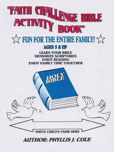 Cover image for Faith Challenge Bible Activity Book