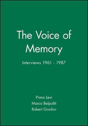 The Voice of Memory: Interviews, 1961-1987