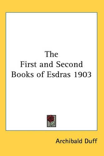 Cover image for The First and Second Books of Esdras 1903
