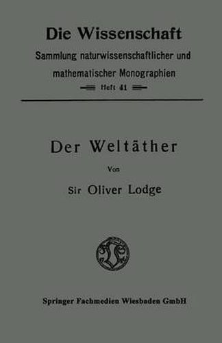 Cover image for Der Weltather