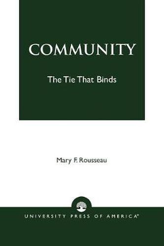 Cover image for Community: The Tie That Binds