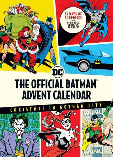 The Official Batman (TM) Advent Calendar: Christmas in Gotham City: 25 Days of Surprises with Mini Books, Mementos, and More! (Batman Books, Fun Holiday Advent Calendar, Super Hero Gifts)