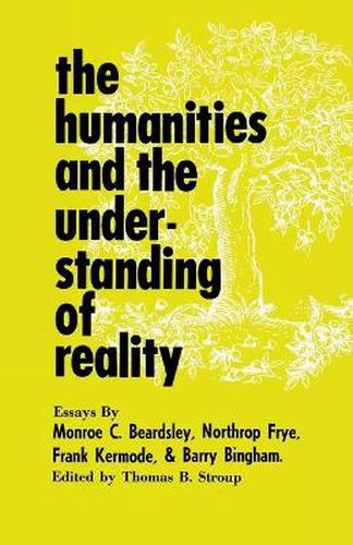 Cover image for The Humanities and the Understanding of Reality