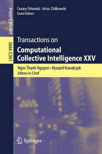 Cover image for Transactions on Computational Collective Intelligence XXV