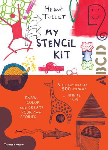 Cover image for My Stencil Kit: Draw, colour and create your own stories