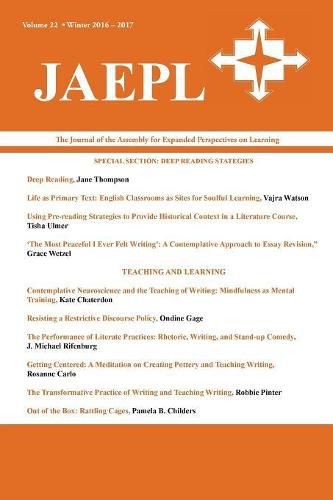 Cover image for Jaepl: The Journal of the Assembly for Expanded Perspectives on Learning (Vol. 22, 2016-2017)