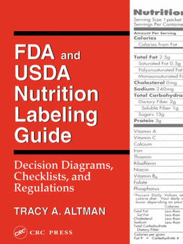 Cover image for FDA and USDA Nutrition Labeling Guide: Decision Diagrams, Check