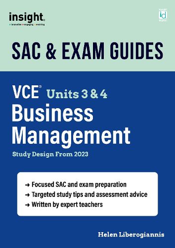 Cover image for VCE Units 3 & 4 SAC and Exam Guide Business Management