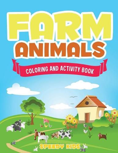 Cover image for Farm Animals: Coloring and Activity Book