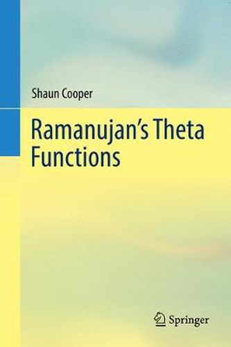 Cover image for Ramanujan's Theta Functions