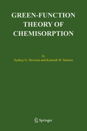 Cover image for Green-Function Theory of Chemisorption